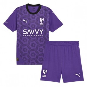 Al-Hilal Dětské Alternativní dres komplet 2024-25 Krátký Rukáv (+ trenýrky)